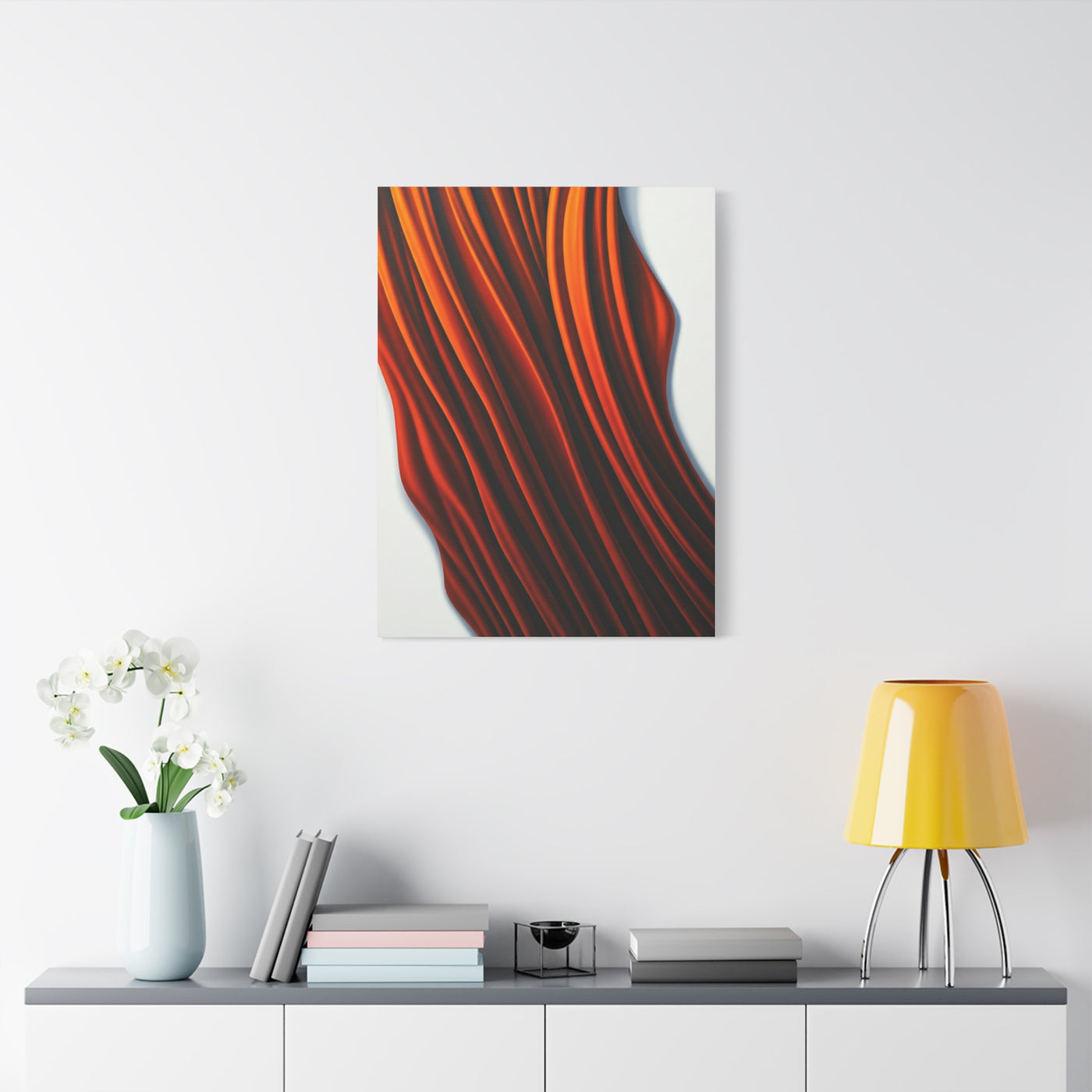 Flowing Copper Ribbon Abstract Wall Art & Canvas Prints