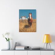 Chestnut Horse Farm Meadow Wall Art & Canvas Print
