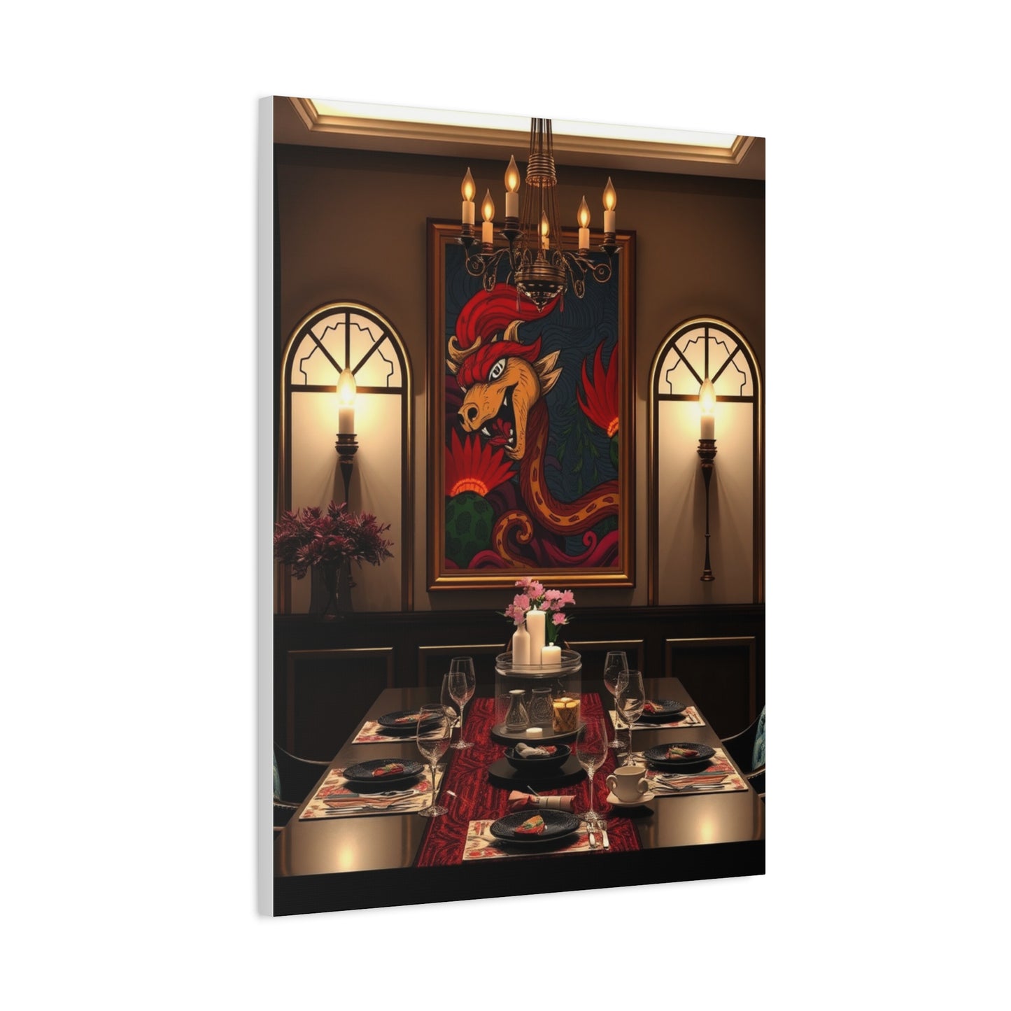 Gastronomic Elegance Canvas Wall Art & Canvas Print