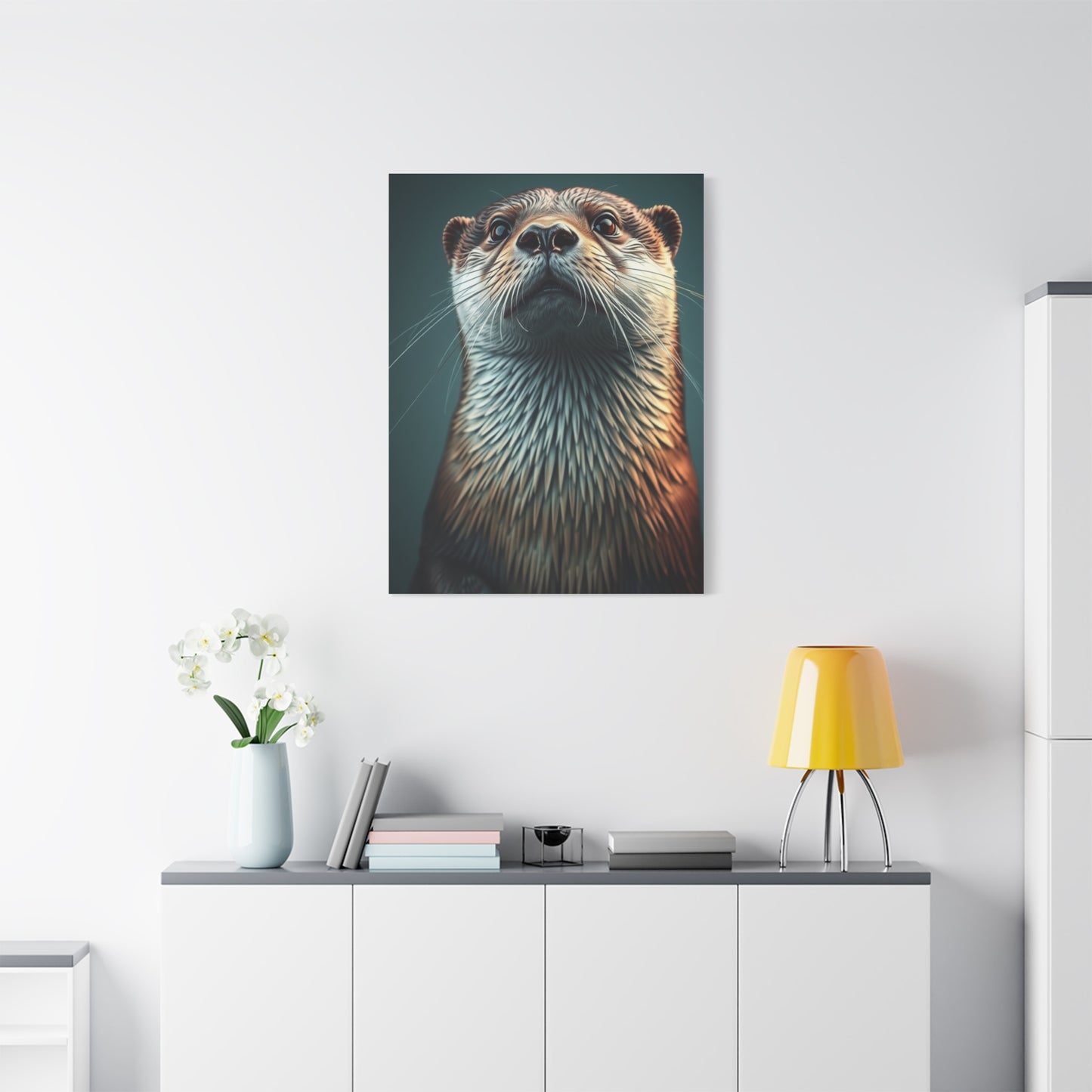 Vision Otter Art Art Wall Art & Canvas Print