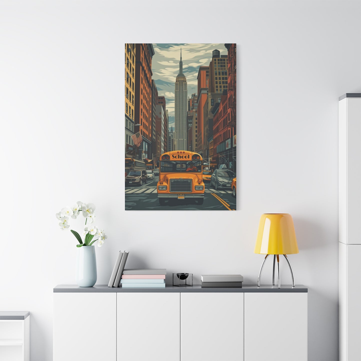 Bus Of New York City Wall Art & Canvas Prints