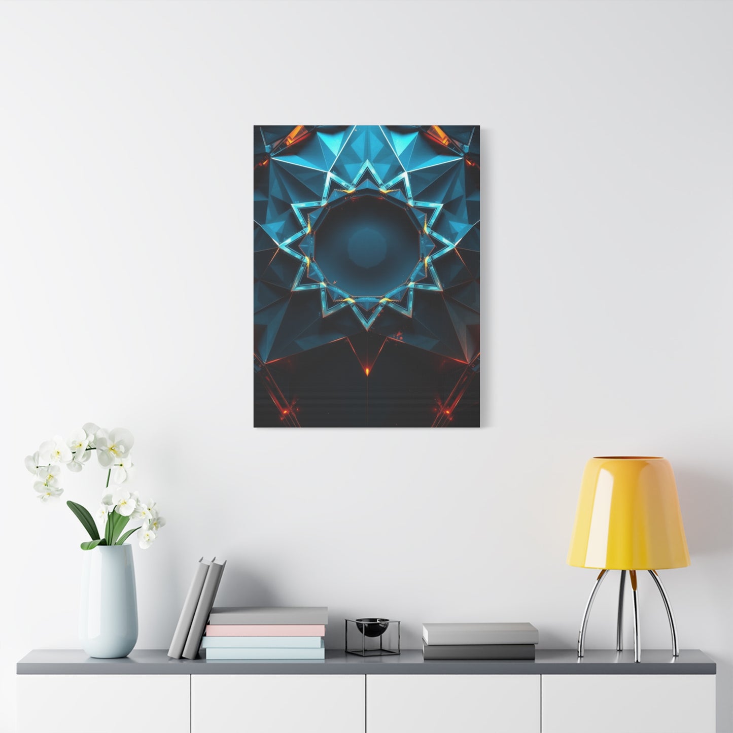 Geometric Vortex Elegance Wall Art & Canvas Print