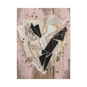 Reclaimed Mixed Media Heartless Romance Wall Art & Canvas Print