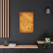 Old Pirate Island Chart Wall Art & Canvas Prints