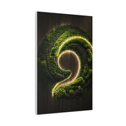 Moss Innovation Spiral Biophilic Wall Art & Canvas Print