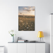 Golden Wildflower Meadow Wall Art & Canvas Print