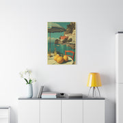 Vintage Amalfi Lemon Terrace Wall Art & Canvas Print