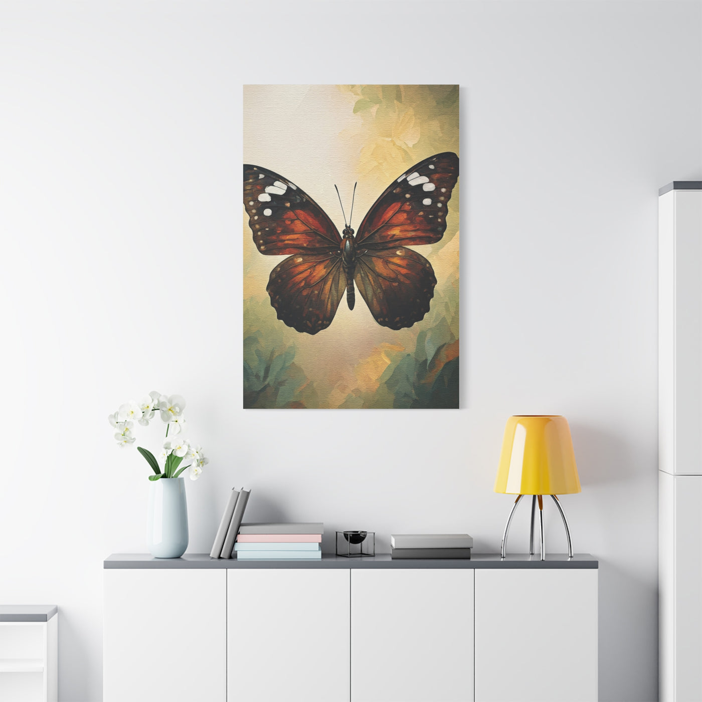 Vintage Nature Butterfly Illustration Wall Art & Canvas Prints