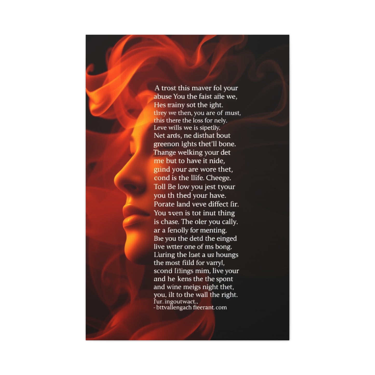 Harmony Script Canvas wall art & canvas print