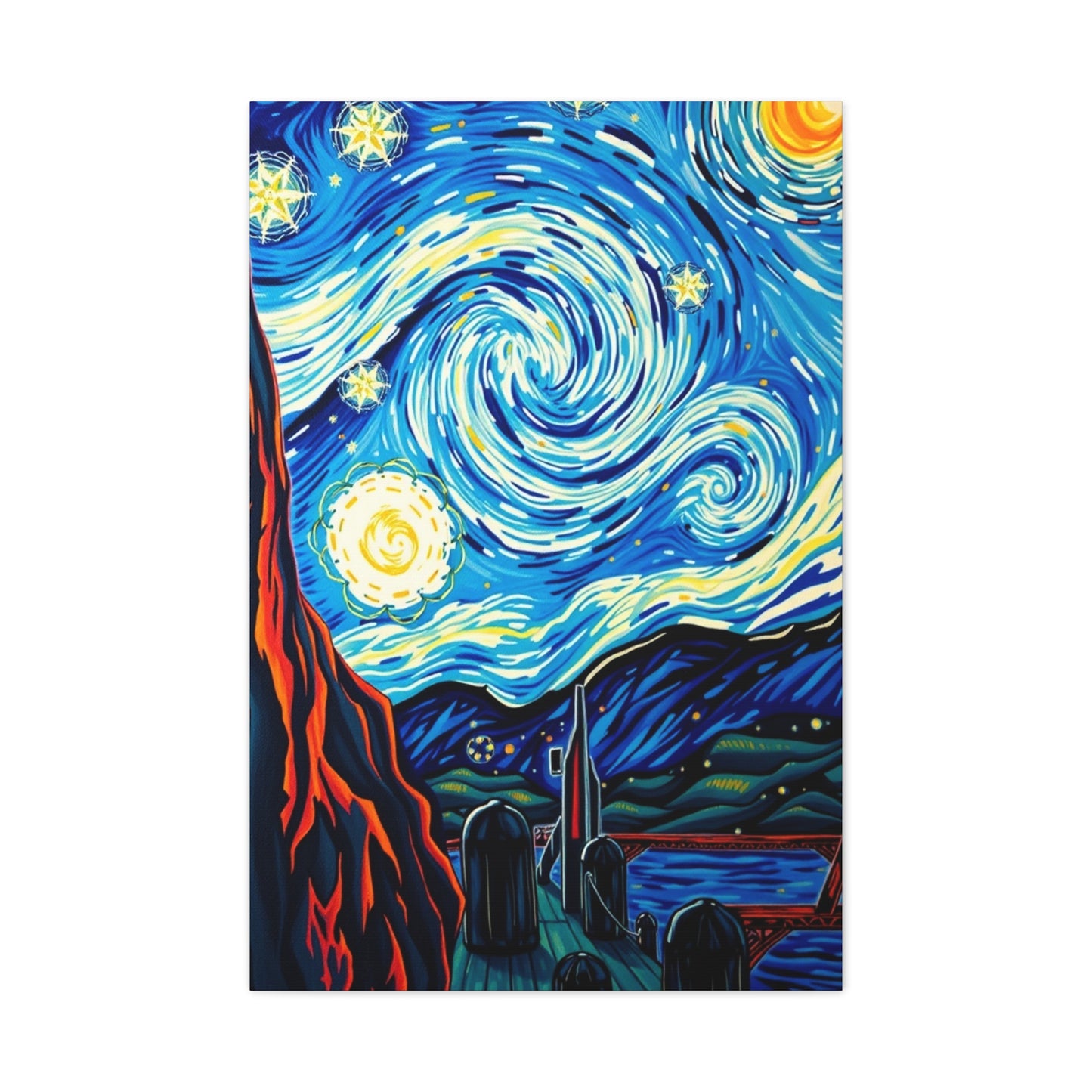 The Starry Night Canvas Art Supreme Canvas Wall Art & Canvas Print