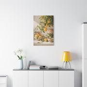 Mediterranean Citrus Botanical Still Life Wall Art & Canvas Print