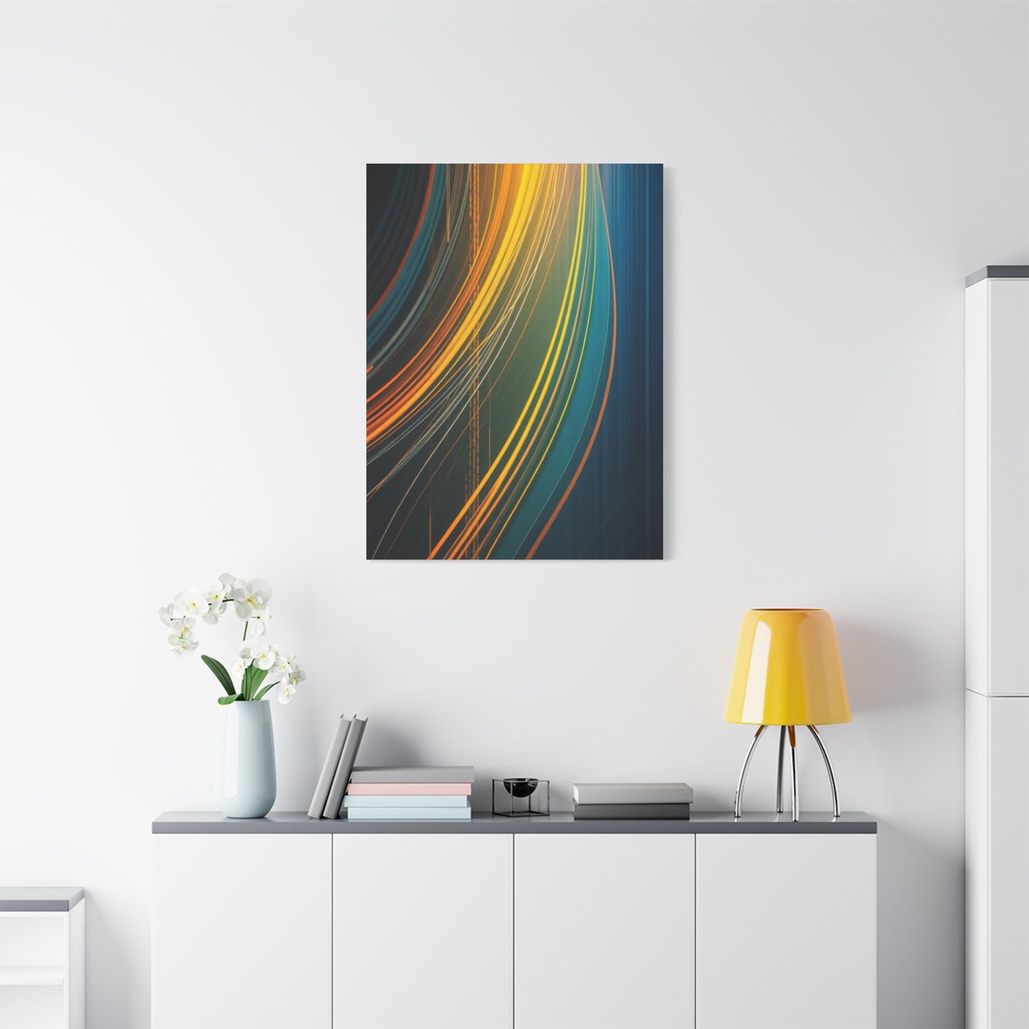 Vision Linear Abstract Art Art Wall Art & Canvas Print
