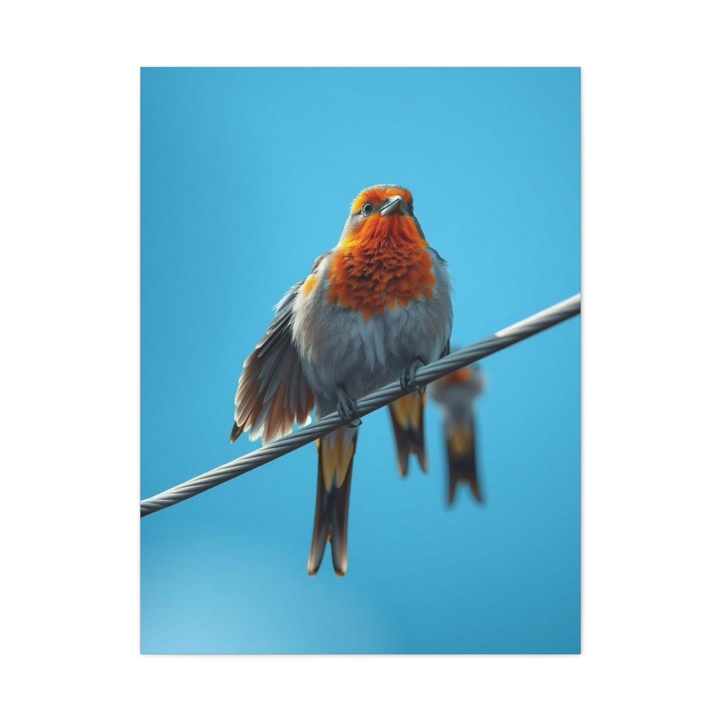 Birds On a Wire Art Supreme Canvas Wall Art & Canvas Print