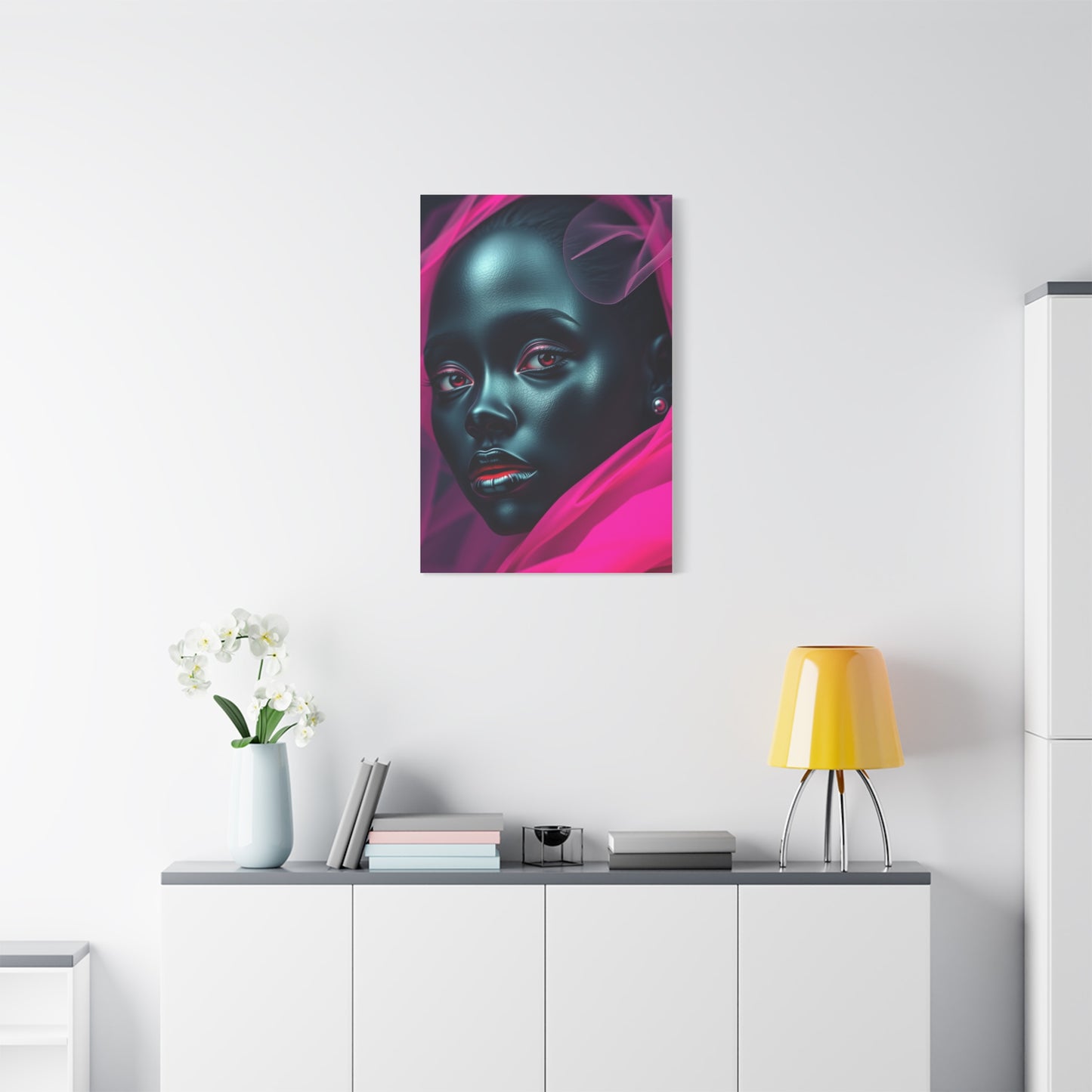 Supreme Black & Pink Art Beautiful Collection Wall Art & Canvas Print