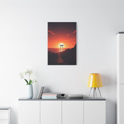 Sacred Horizon Torii Sunset Wall Art & Canvas Prints
