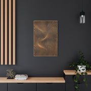 Minimal Slatted Wave Flow Panel Wall Art & Canvas Print