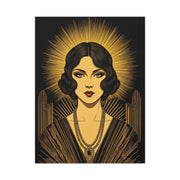 Radiant Deco Icon Woman Wall Art & Canvas Prints