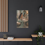 Vintage Vanity Mermaid Elegance Wall Art & Canvas Print