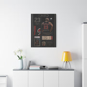 Michael Jordan Championship Memorabilia Sports Wall Art & Canvas Print