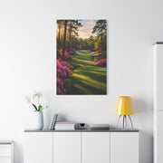 Championship Spring Azalea Golf Course Wall Art & Canvas Print