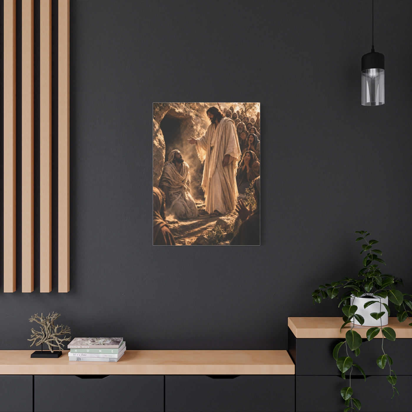 Raising of Lazarus Miracle Wall Art & Canvas Print