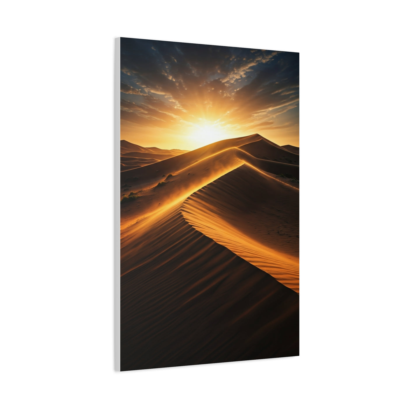 Golden Desert Sunrise Dunes Wall Art & Canvas Prints