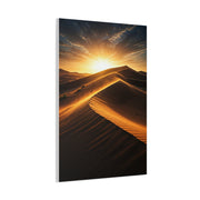 Golden Desert Sunrise Dunes Wall Art & Canvas Prints