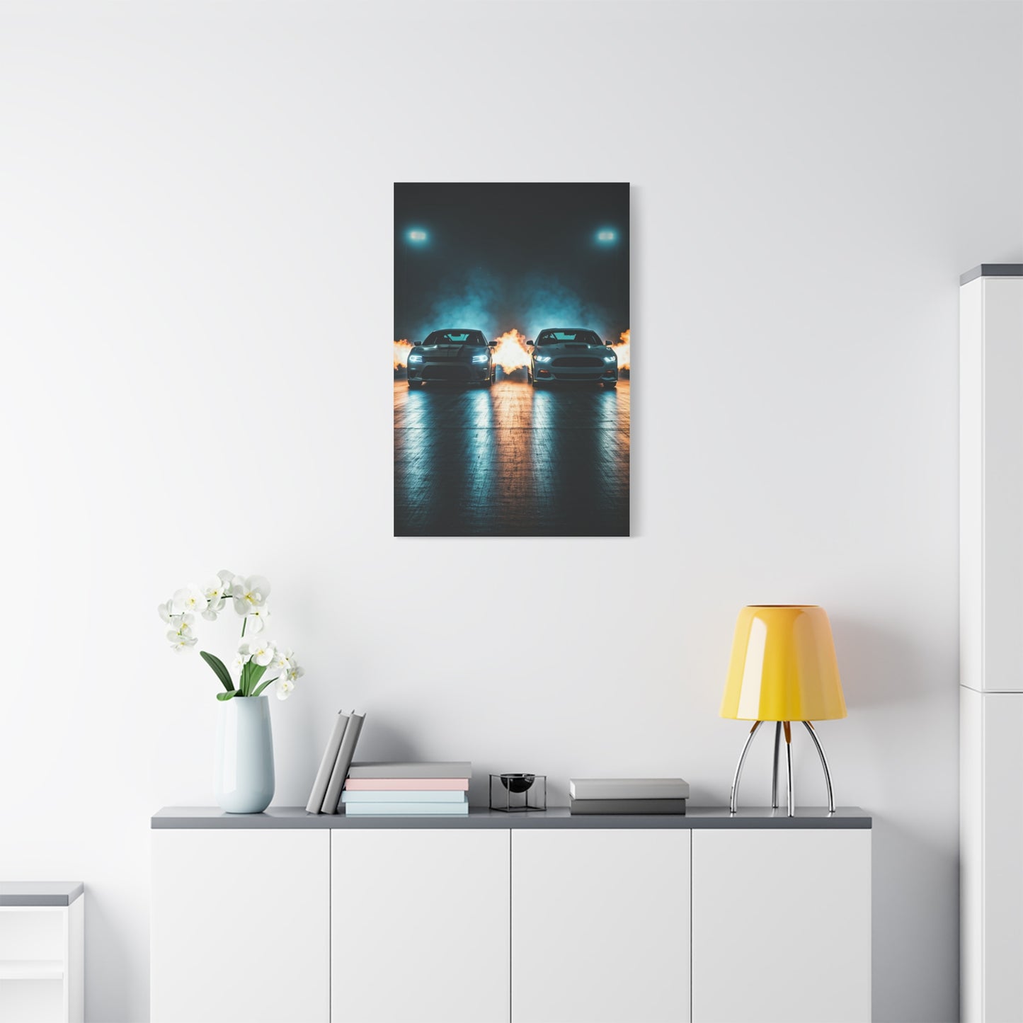 Fireline Standoff – Hellcat vs Supercharged Mach 1 Wall Art & Canvas Prints