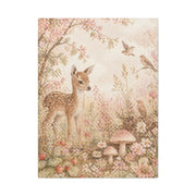 Soft Pink Woodland Storybook Wall Art & Canvas Print