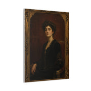 Victorian Portrait Lady in Gilded Frame Wall Art & Canvas Print