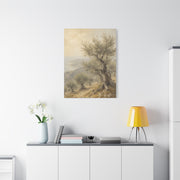Mediterranean Olive Grove Light Trees Wall Art & Canvas Print