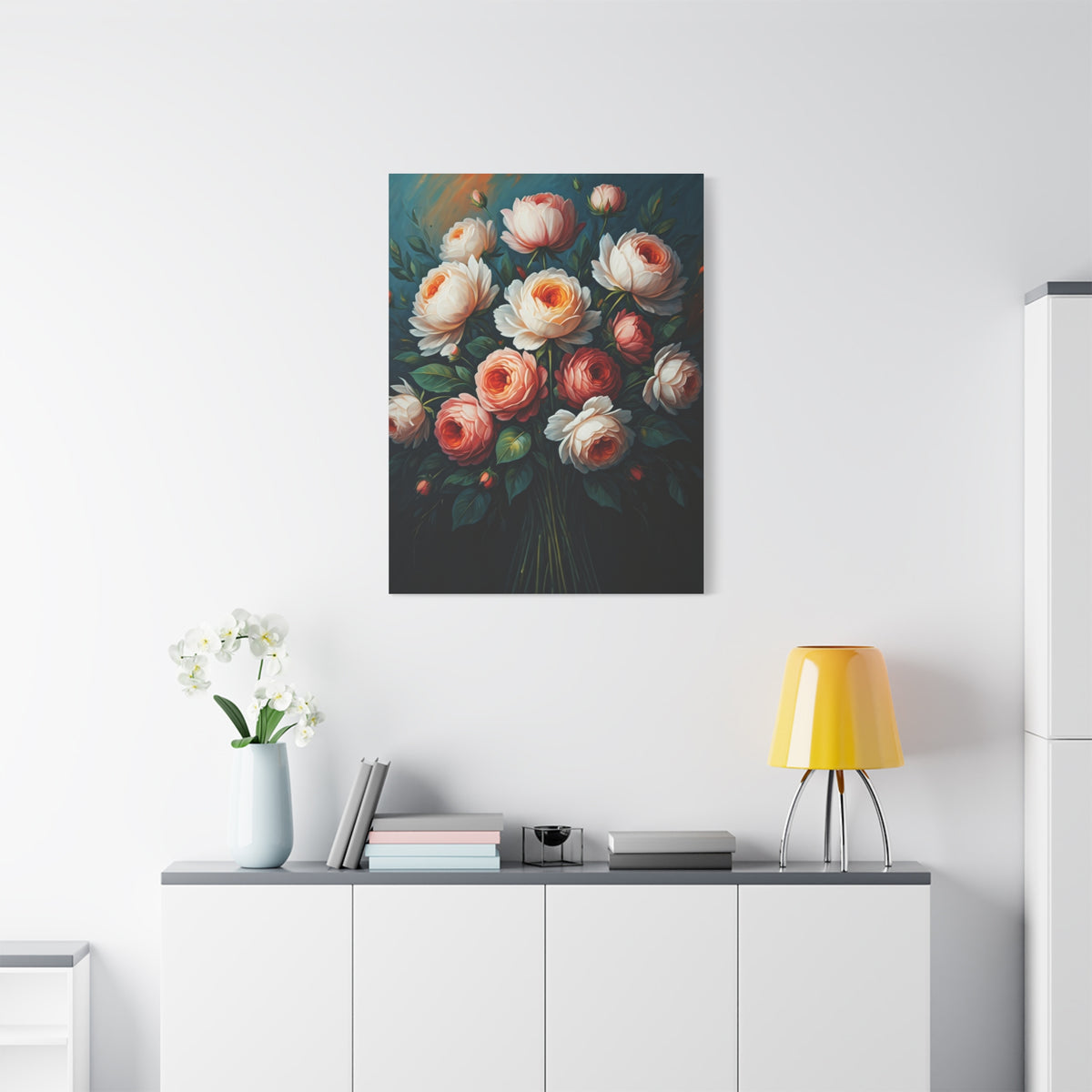 Blush Peony Elegance Wall Art & Canvas Print