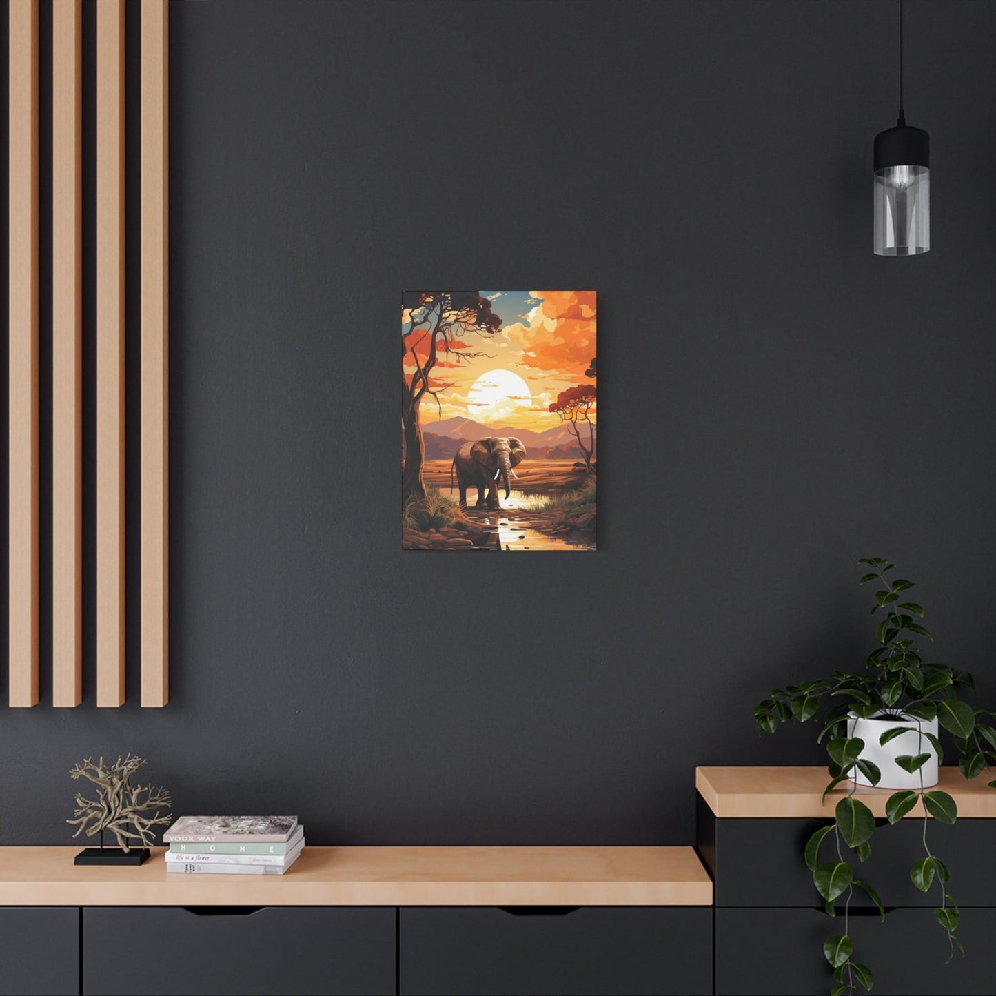 Elephant in Africa Wall Art & Canvas Prints