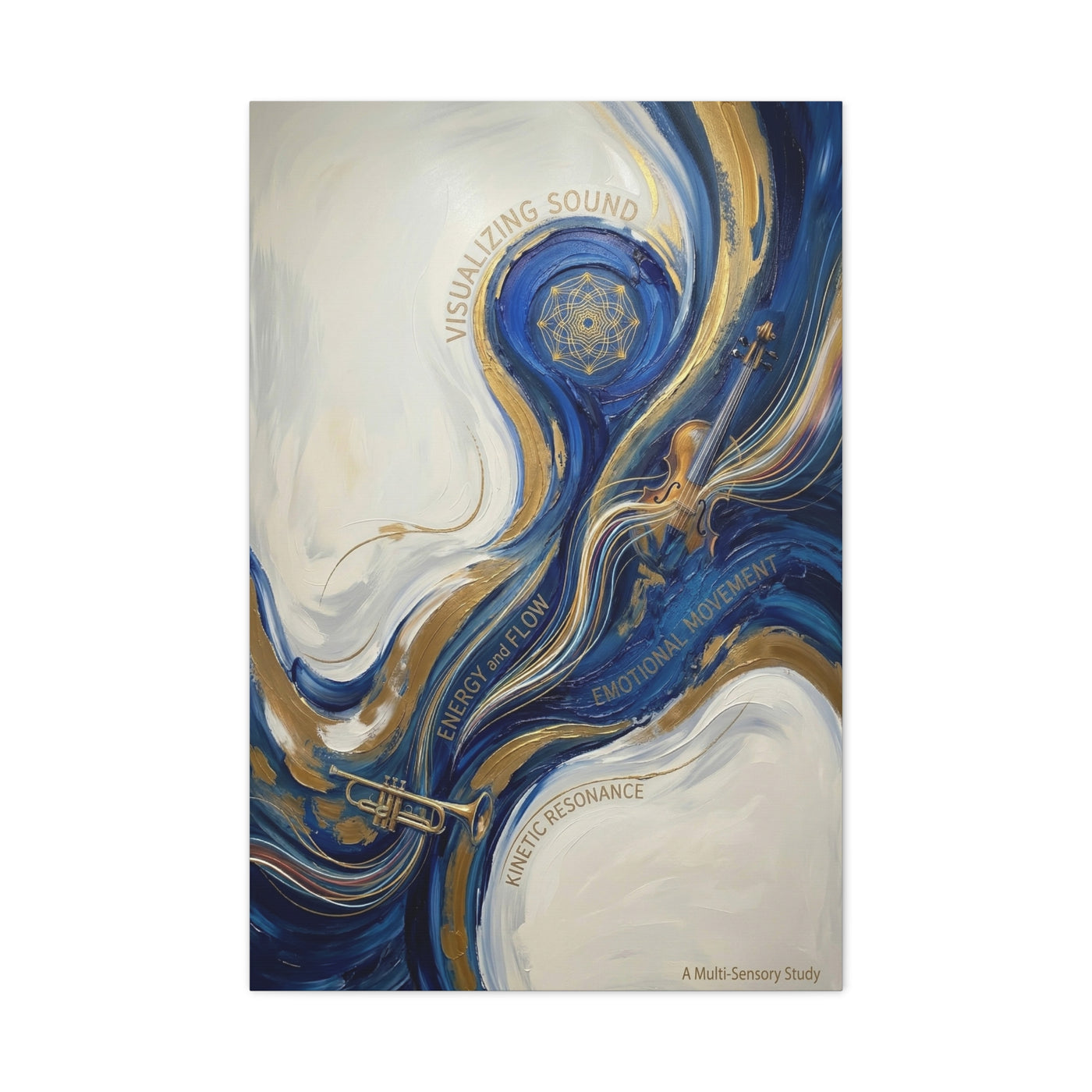 Visualizing Sound Concept Composition Wall Art & Canvas Print