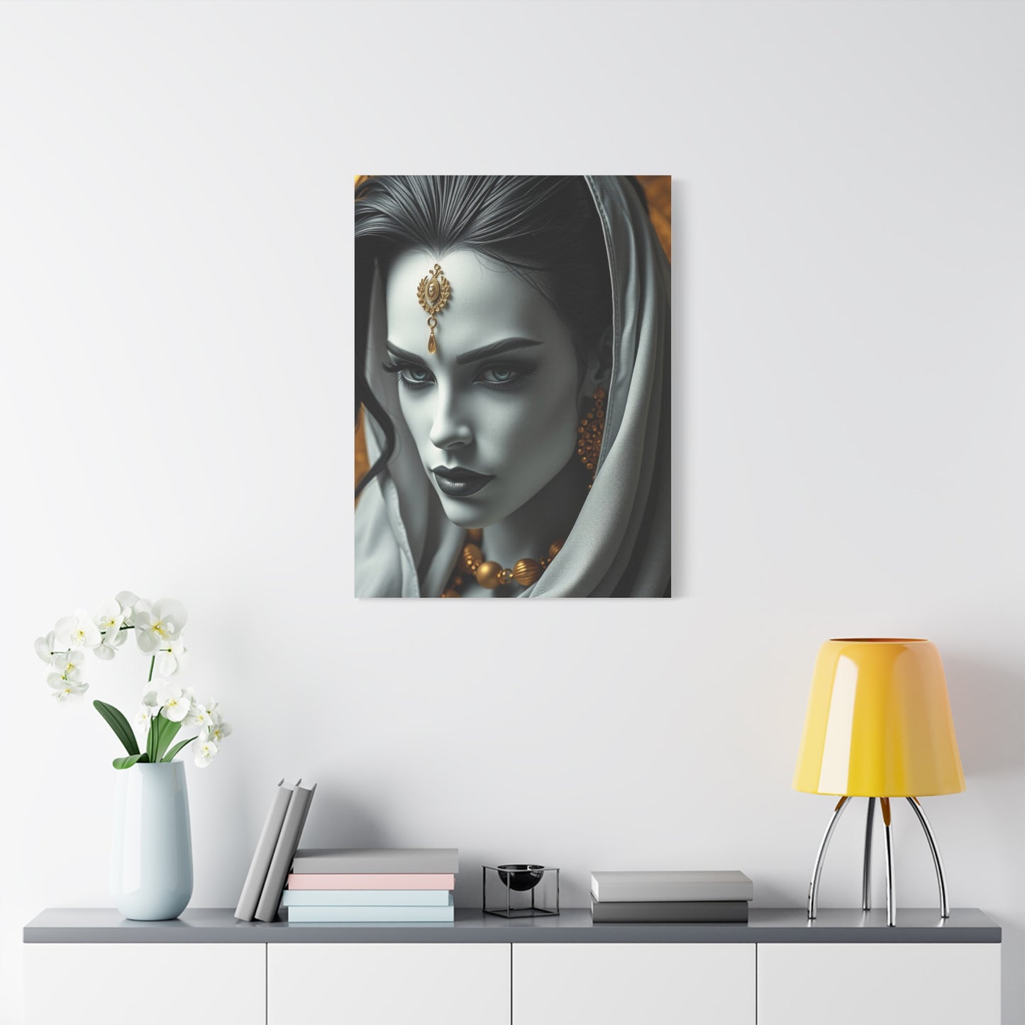 Masterpiece Black White and Gold Art Vision Wall Art & Canvas Print