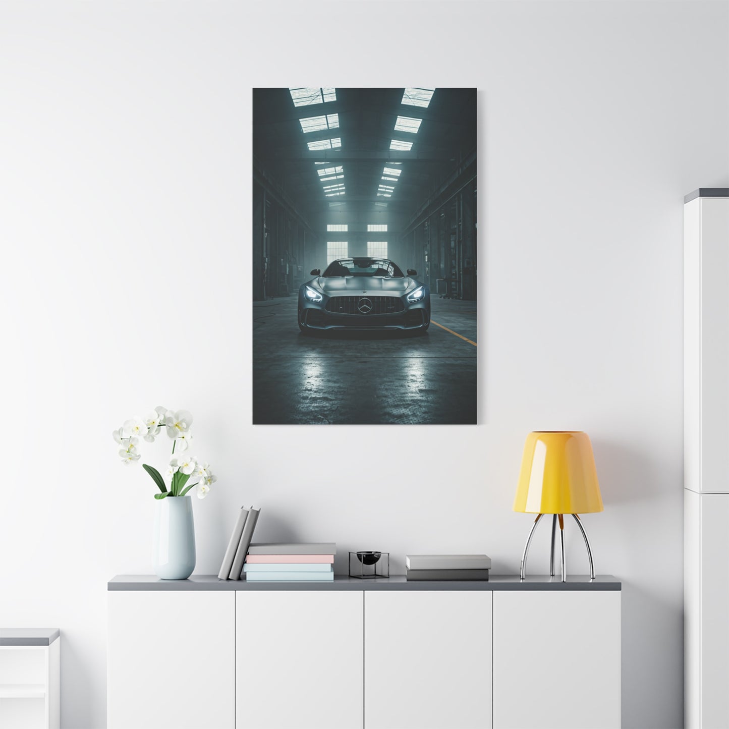 Mercedes AMG GT Mechanical Detailing Scene Wall Art & Canvas Prints