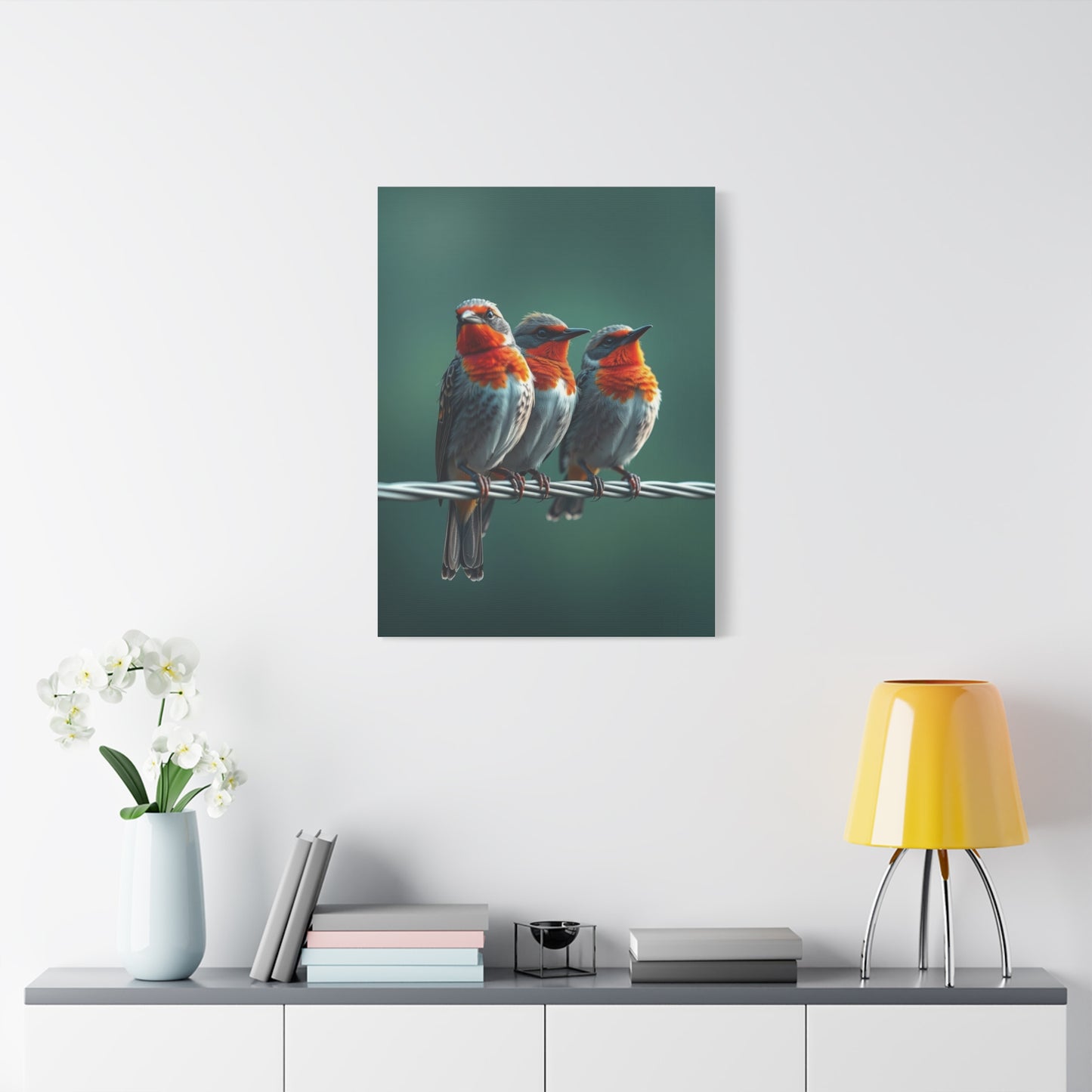 Vision Birds On a Wire Art Art Wall Art & Canvas Print