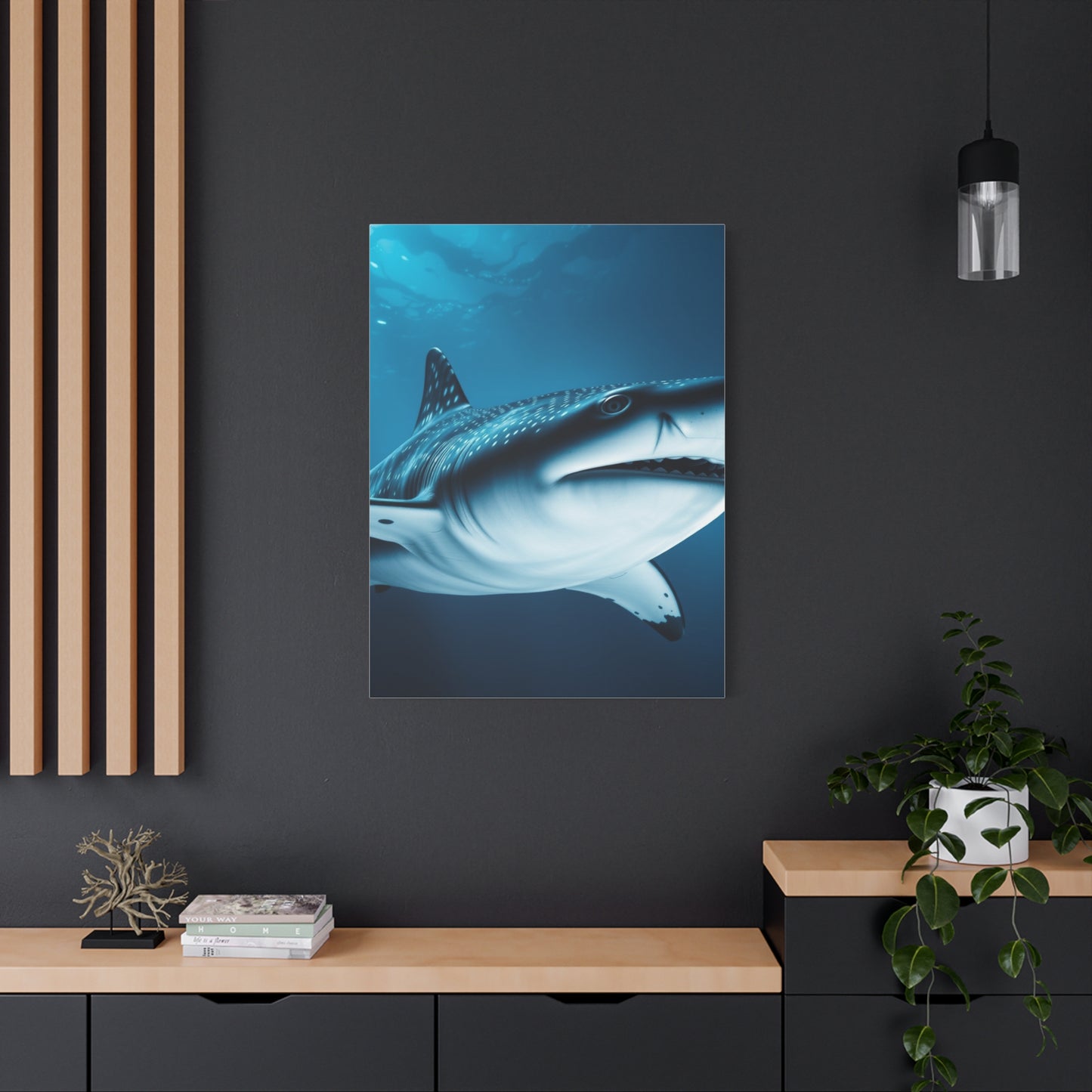 Supreme Whale Shark Art Beautiful Collection Wall Art & Canvas Print