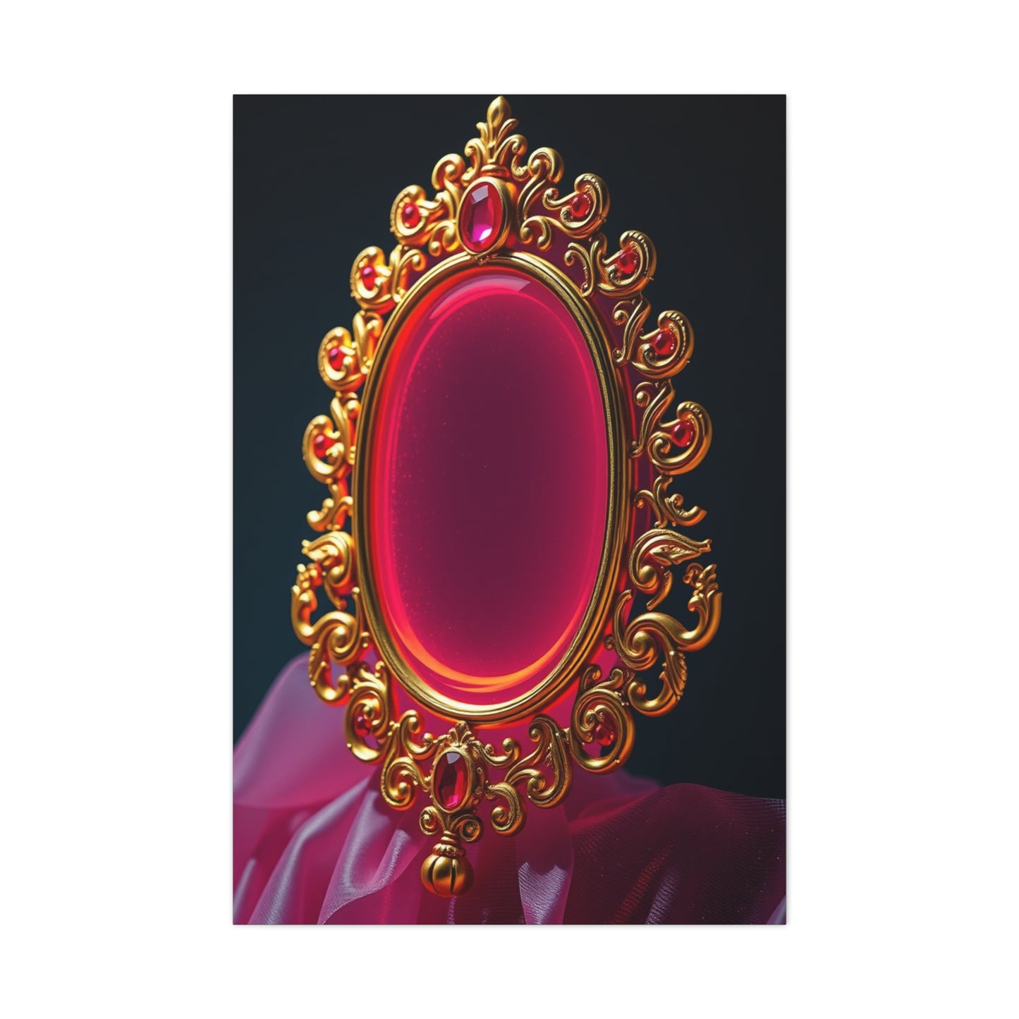 Gold & Pink Art Supreme Canvas Gallery Wall Art & Canvas Print
