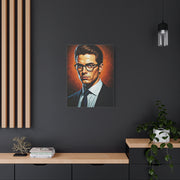 Modern Intellectual Gentleman Portrait Wall Art & Canvas Print