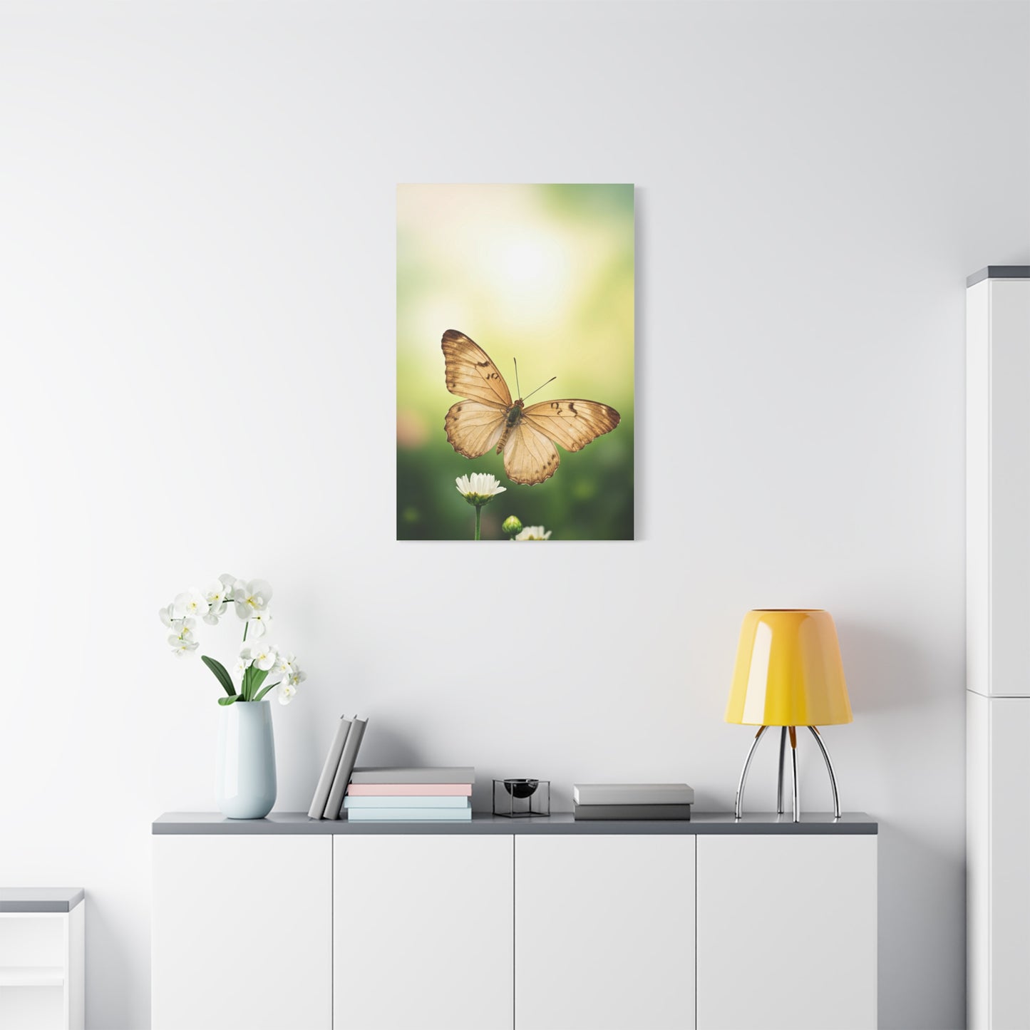 Golden Meadow Butterfly Wall Art & Canvas Prints