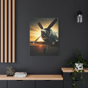 Propeller Power at Golden Hour Wall Art & Canvas Prints