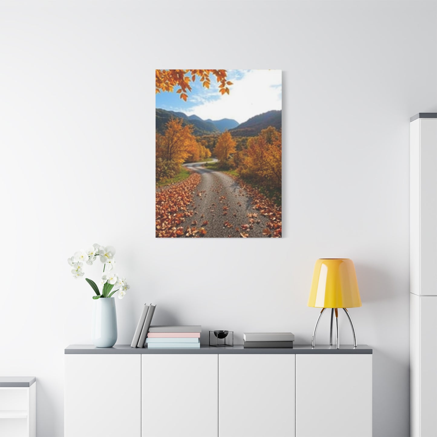 Crimson Canopy Elegance Wall Art & Canvas Print