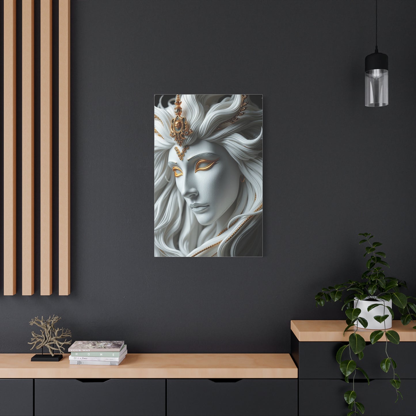 Supreme Black White and Gold Art Collection Wall Art & Canvas Print