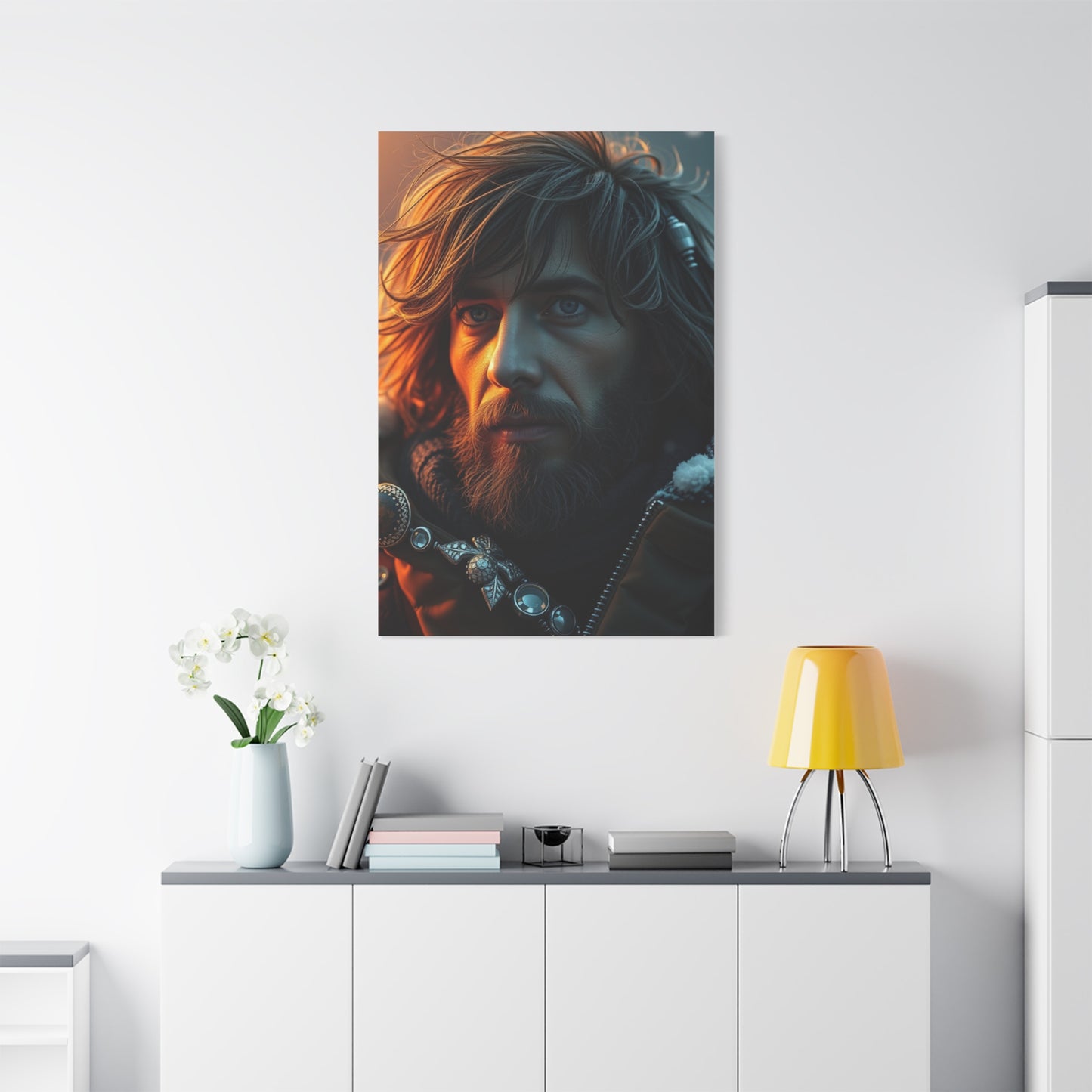 Radiant Ember Canvas Wall Art & Canvas Print