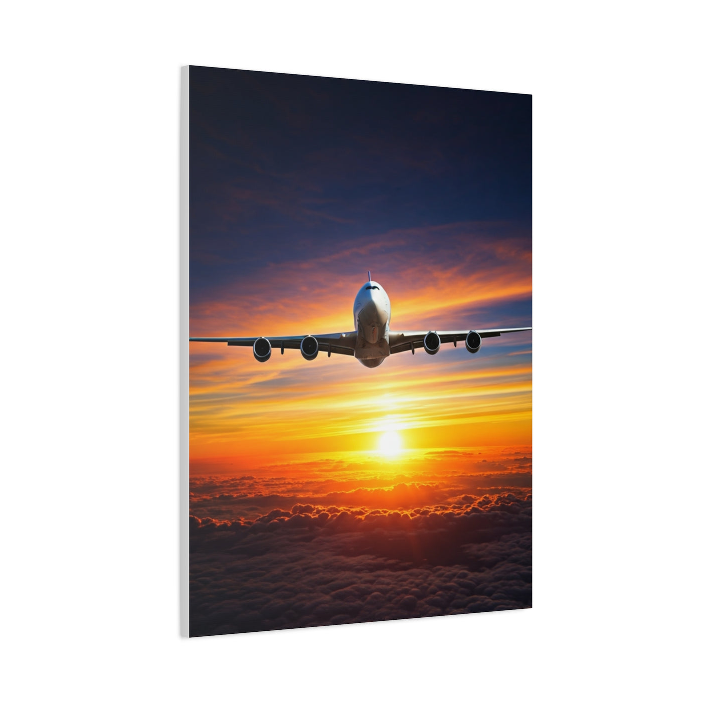 Sunset Horizon Flight Triumph Wall Art & Canvas Prints
