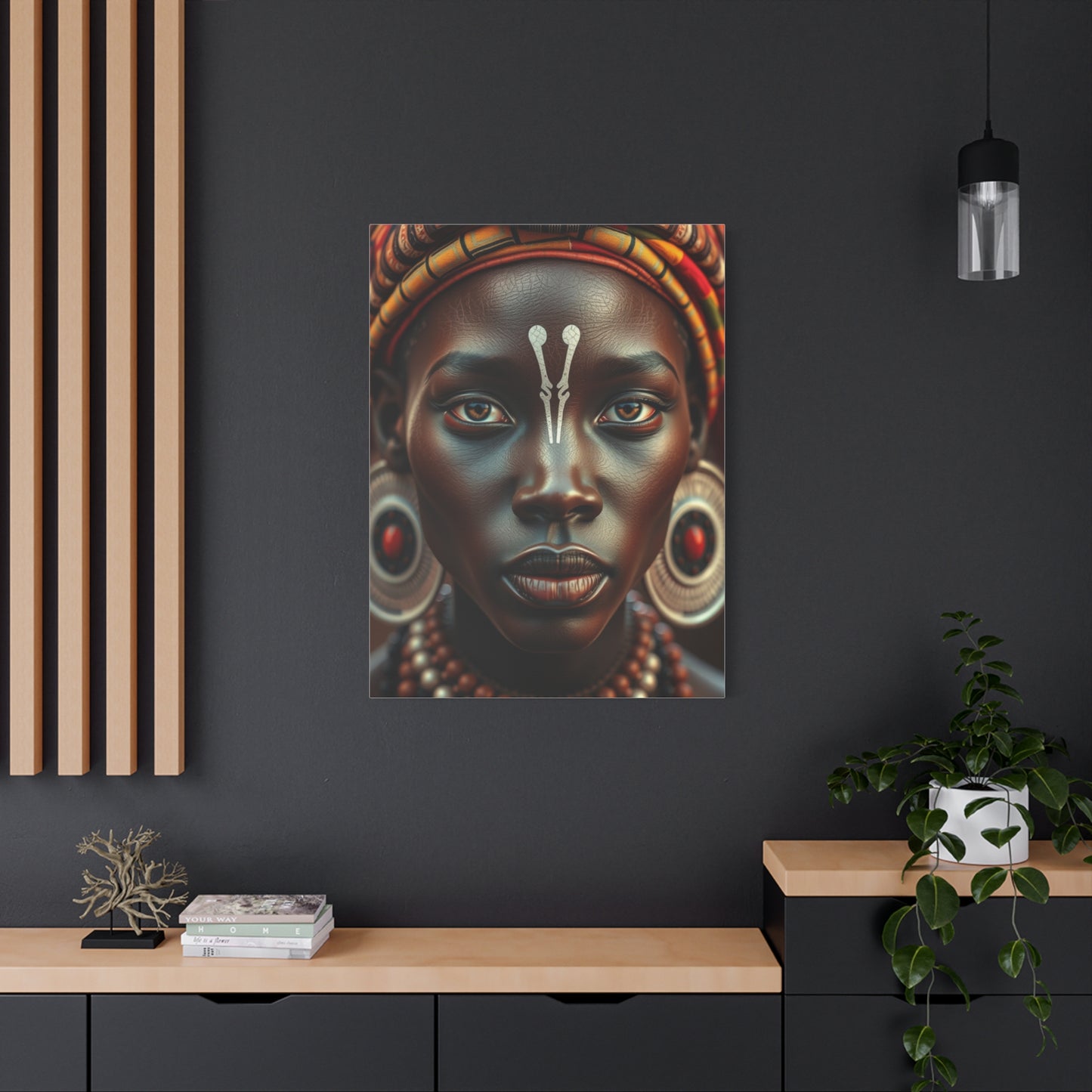 Gilded Ethnic Essence Artwork Wall Art & Canvas Print