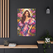 Fashion-Forward Feminine Floral Wall Art & Canvas Print