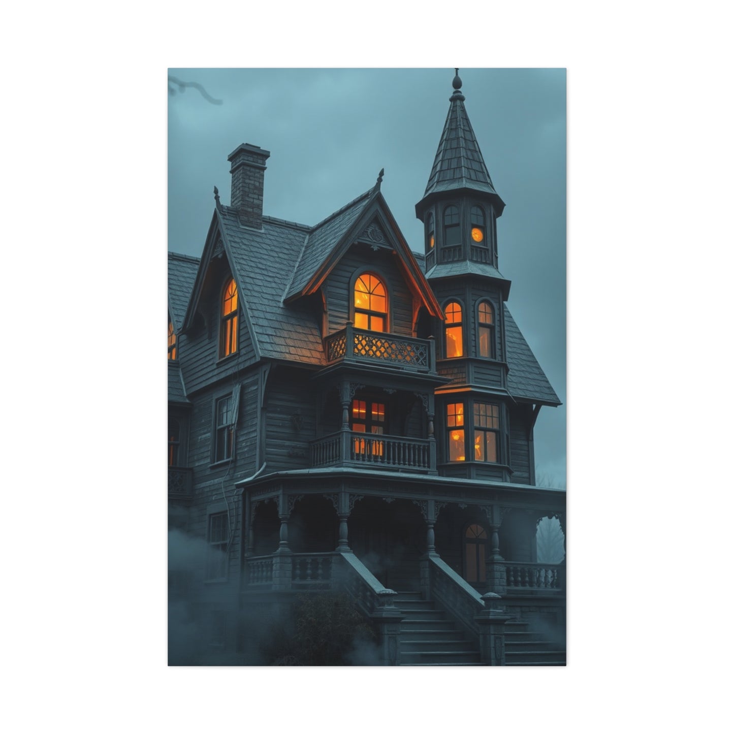 Supreme Haunted House Art Beautiful Collection Wall Art & Canvas Print