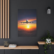 Sunset Horizon Flight Triumph Wall Art & Canvas Prints